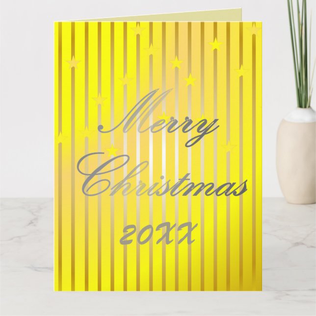 Be Merry and Shine Bright Folded Greeting Card (Front)