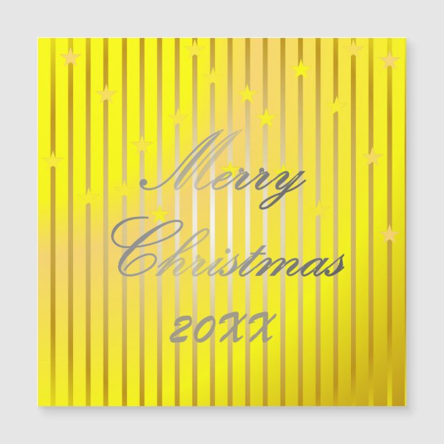 Be Merry and Shine Bright Magnetic Card (Front)