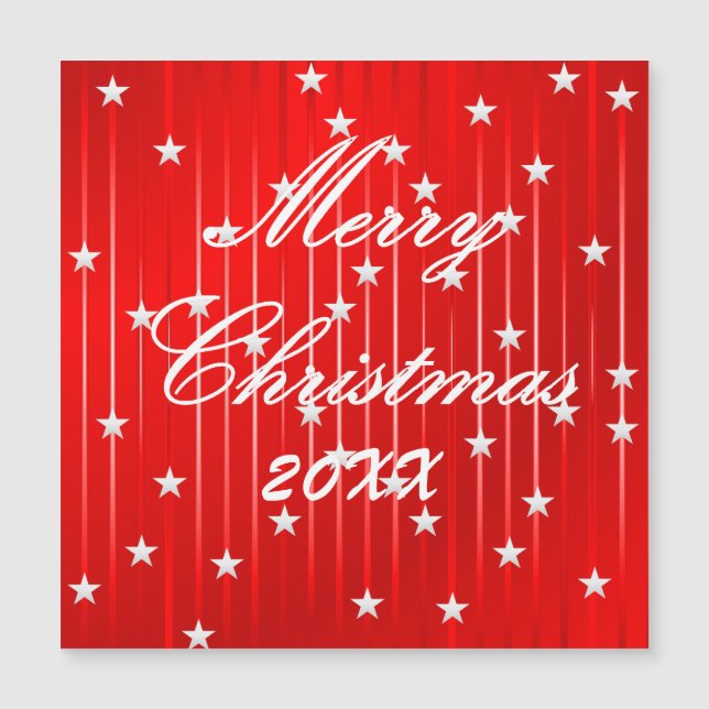 Be Merry and Shine Bright Magnetic Card (Front)