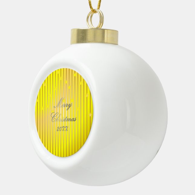 Be Merry and Shine Bright Snowflake Ornament (Right)