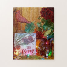 Be Merry Cardinal Puzzle