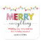 Be Merry Christmas Gift Tag Colourful Fun Modern