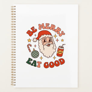 Be Merry Eat Good Christmas Santa Soda Candy Cane Planner