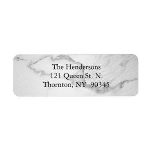Be Merry Marble Address Label