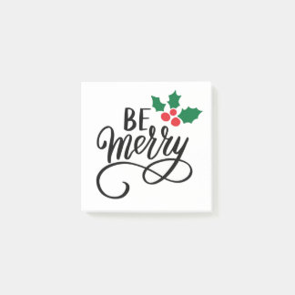 Be Merry   Post-it Notes