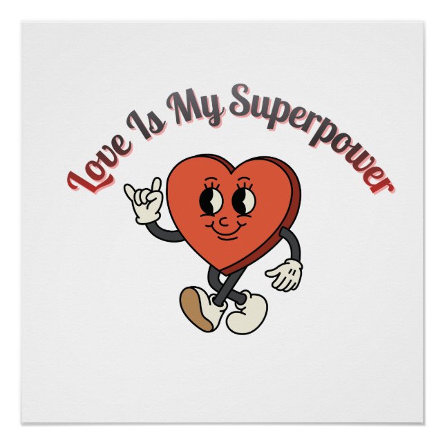 Be Mine 2026 – Retro Valentine Love Typography Poster (Front)