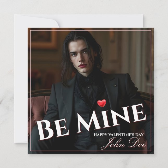 Be Mine – A Quiet Valentine’s Promise Card (Front)