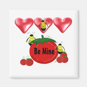 Be Mine Bees and Tomato Magnet