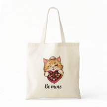 Be Mine Cat: Valentine's Day Kawaii Cat with Candy