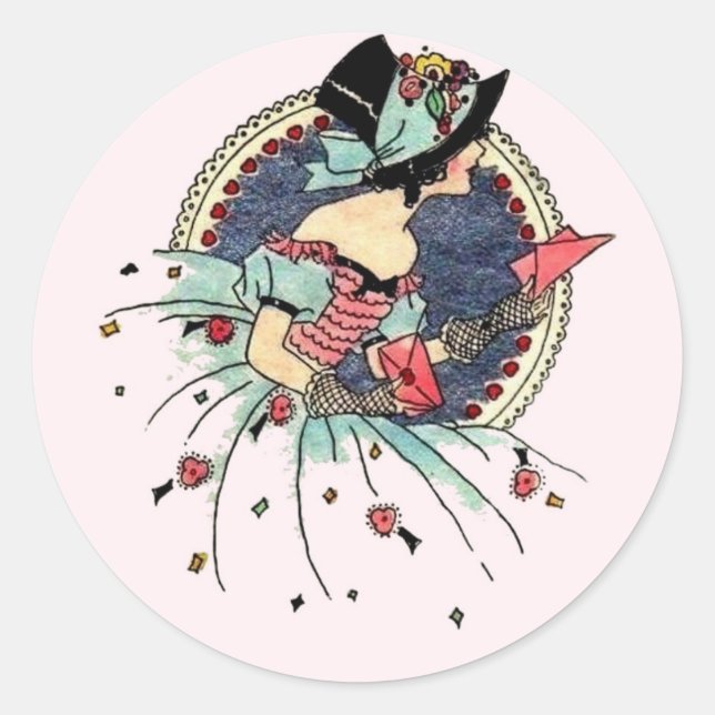 Be Mine Classic Round Sticker (Front)