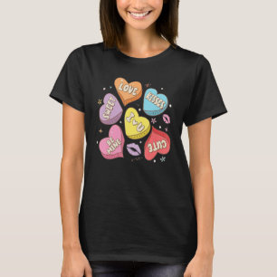 Be Mine Conversation Hearts XOXO Valentines Day Co T-Shirt