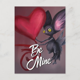 Be Mine Custom Valentine Holiday Postcard