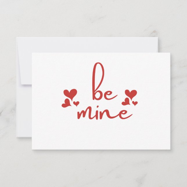 Be Mine - For All loving Couples  Card (Front)