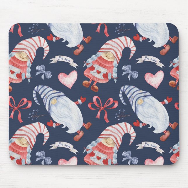 Be Mine Gnome Parade Mouse Pad (Front)