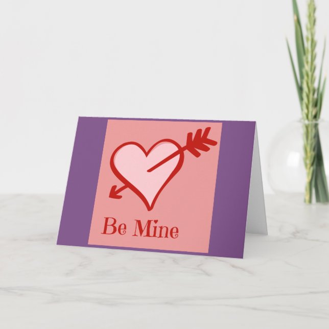Be Mine Greeting Card (Front)