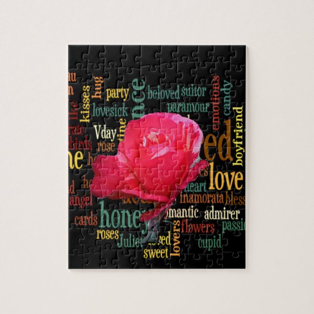 Be Mine Happy Valentine Under the Blue Sky Jigsaw Puzzle (Vertical)