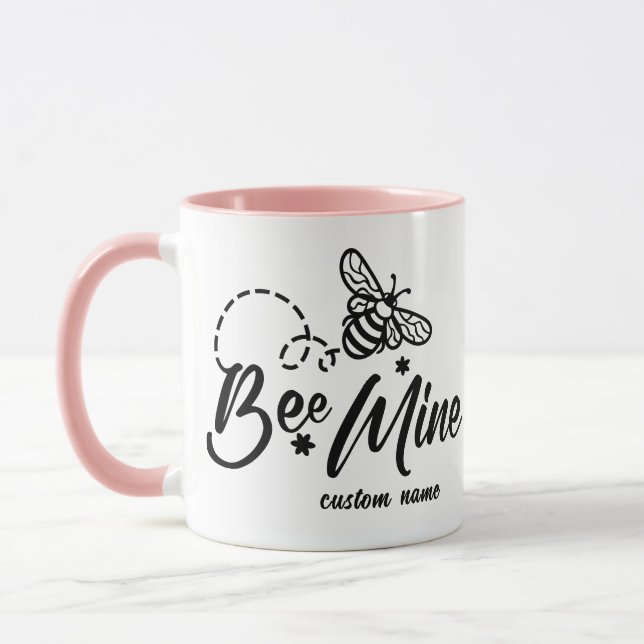 Be Mine Happy Valentines Day Mug - Romantic (Left)