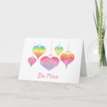 Be Mine Heart Greeting Card