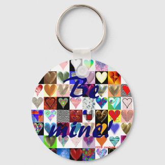 Be mine! Heart Keyring