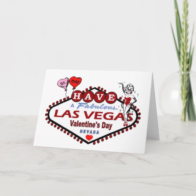 BE MINE Las Vegas Valentine's Day Card (Front)