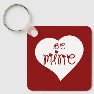 Be Mine Love Hearts Valentine's Day Keychain