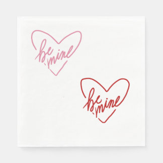 BE MINE  NAPKIN