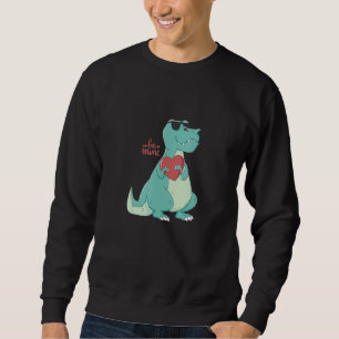 Be Mine outfit with cool dinosaur Sweatshirt