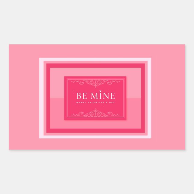 Be Mine    Sticker (Front)