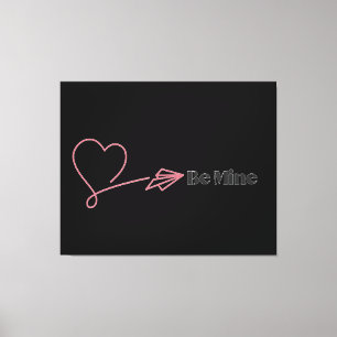 Be Mine: The Romantic Express Canvas Print