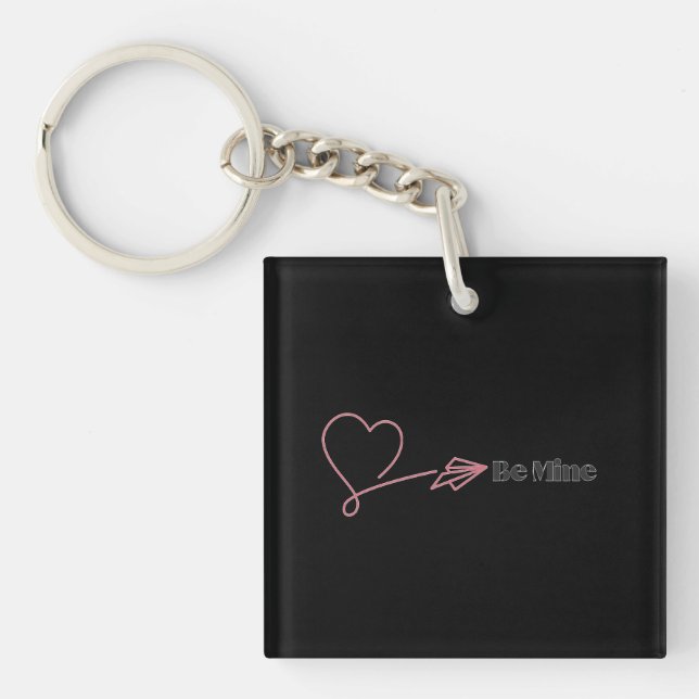 Be Mine: The Romantic Express Keychain (Front)