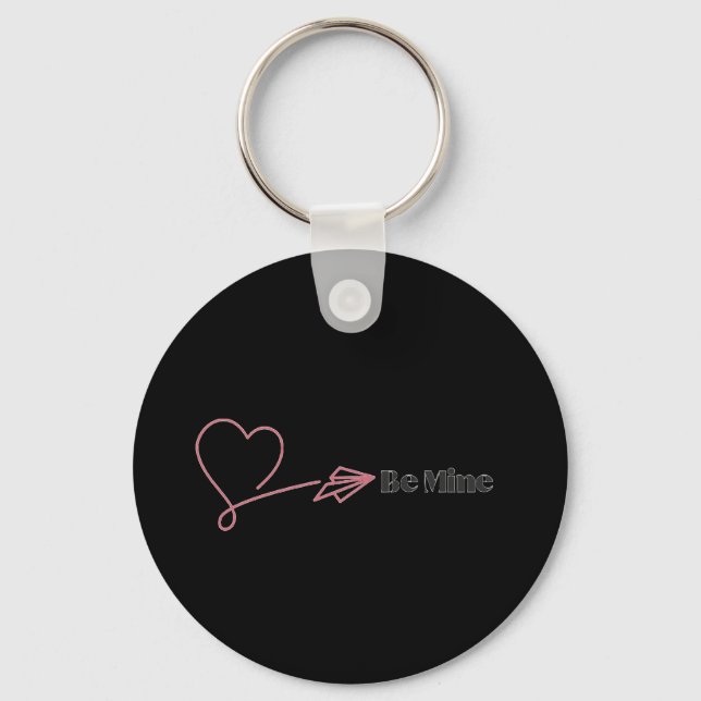 Be Mine: The Romantic Express Keychain (Front)