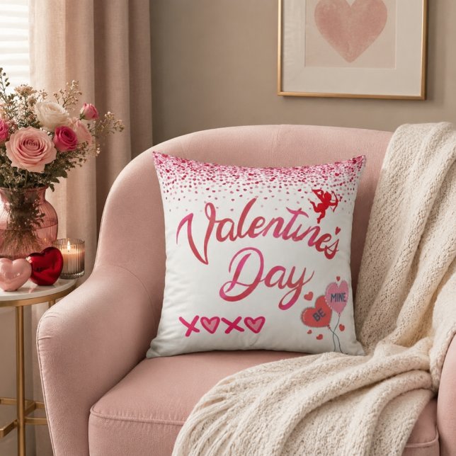 Be Mine Throw Pillow (Creator Uploaded)