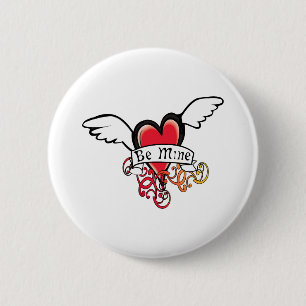 Be Mine Valentine 2 Inch Round Button