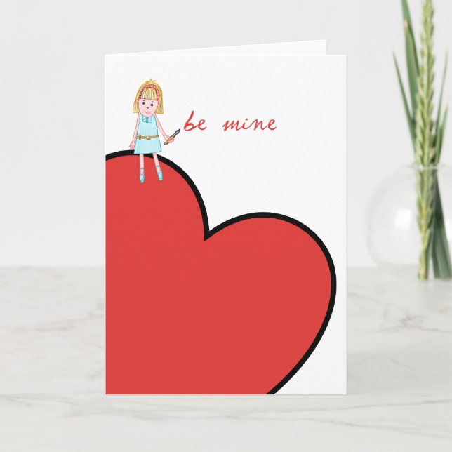 Be mine - Valentine card (Front)