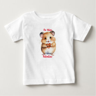 Be Mine Valentine Hamster T-Shirt For Baby