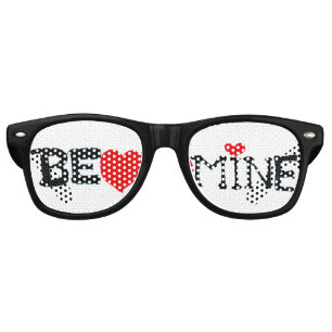 Be Mine Valentine Heart Party Shades