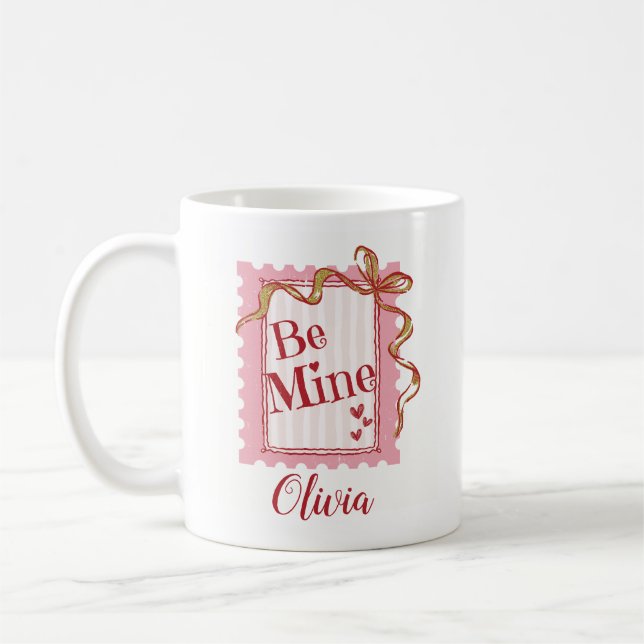 Be Mine Valentine Mug - Custom Valentine’s Gift  (Gauche)