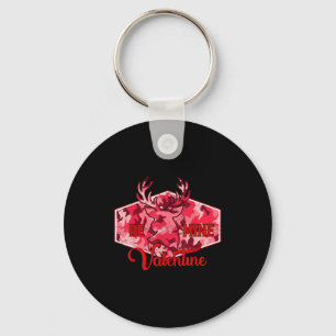 Be Mine Valentine Nk Camo Buck Deer Hunting Valent Keychain