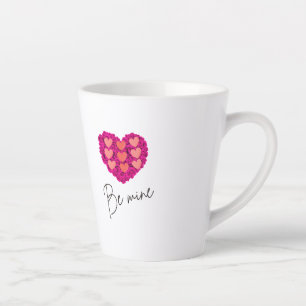 Be Mine Valentine shirt  Rose with Heart Love Latte Mug