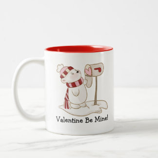 Be Mine Valentine Two-Tone Coffee Mug
