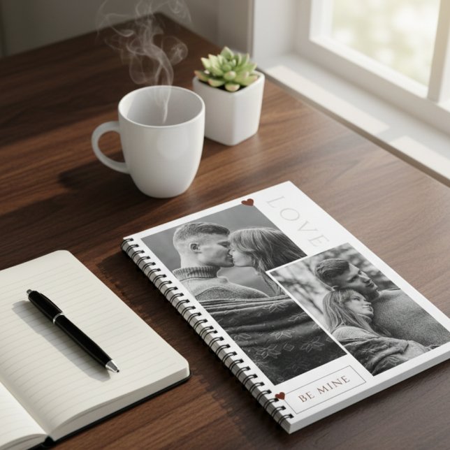 Be Mine Valentine's Day Couple Photo Love  Notebook (Creator Uploaded)