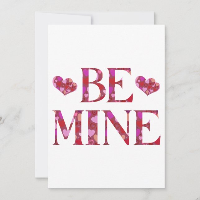 Be Mine Valentine's Day Invitation (Front)