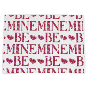 Be Mine Valentine's Day Large Gift Bag
