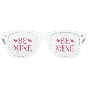 Be Mine Valentine's Day Party Retro Sunglasses