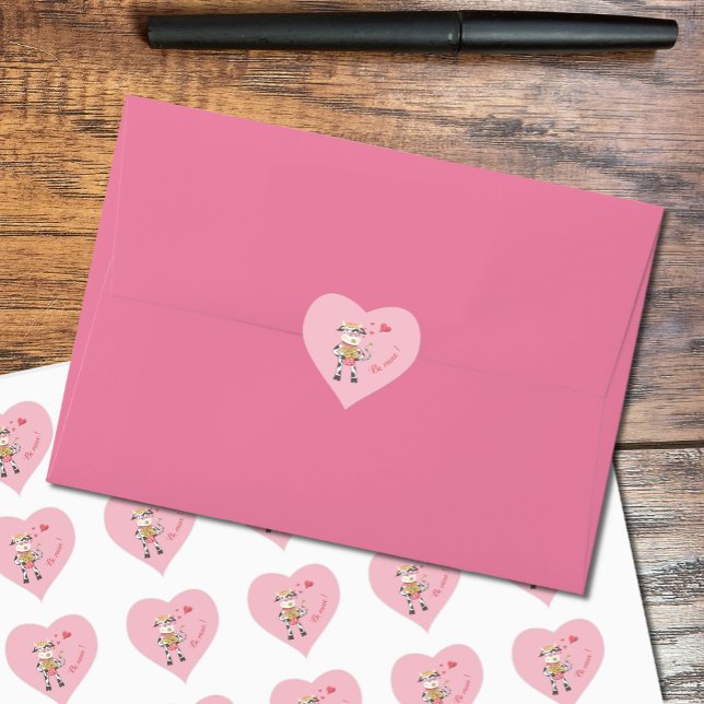 Be mine ! Valentine's Day pink heart stickers (Creator Uploaded)