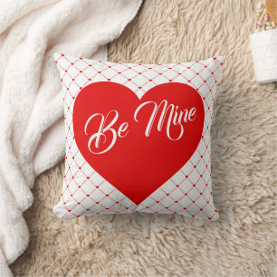 Be Mine Valentine's Day Throw Pillow