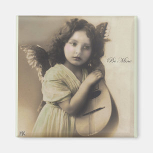Be Mine Vintage Valnetine Cupid Magnet
