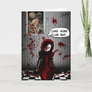 BE MY BLOODY VALENTINE! HOLIDAY CARD