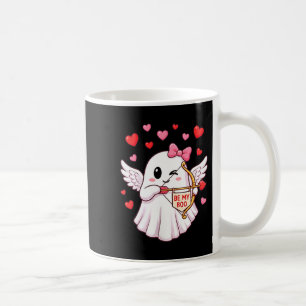 Be My Boo Cupid Ghost Valentine Angel Wings Love H Coffee Mug
