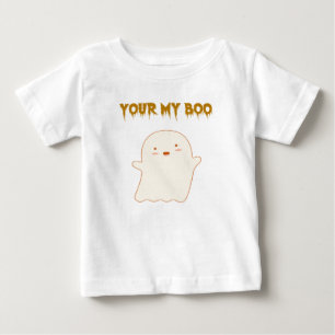 Be My Boo Halloween Ghost Baby T-Shirt